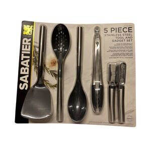 Sabatier 5 Piece Stainless Steel Kitchen Tool and Gadget Set 1055308 New